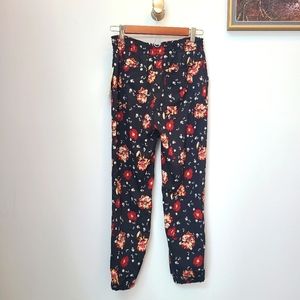 Floral Soft Jogger Pants